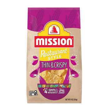 Mission Thin & Crispy Tortilla Chips - 9oz