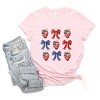 Simply Sage Market Coquette Bows And USA Strawberries Short Sleeve Tee - 3 of 4