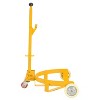 Cesicia 55 Gallon Drum Dolly, 1200lbs capacity, with 2 fixed PU Wheels and 1 swivel wheel, Hand Cart - 3 of 4