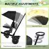 Kinder King Baby Stroller Tricycle, 6 in 1 Kids Trike w/Adjustable Push Handle, Rotatable Seat - 4 of 4