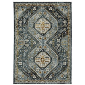 Oriental Weavers Aberdeen 7150B Blue/ Gold Indoor Area Rug - 2' x 3' - 1 of 4