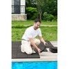 APRILSOUL 12" x 12" Interlocking Deck Tiles Striped Pattern Acacia Hardwood Outdoor Flooring for Patio - 4 of 4
