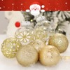 Aoibox 30 Piece 60mm Clear Champagne Gold Christmas Ball Ornaments Shatterproof Fillable Baubles for Tree Wedding Party Decoration - 3 of 4