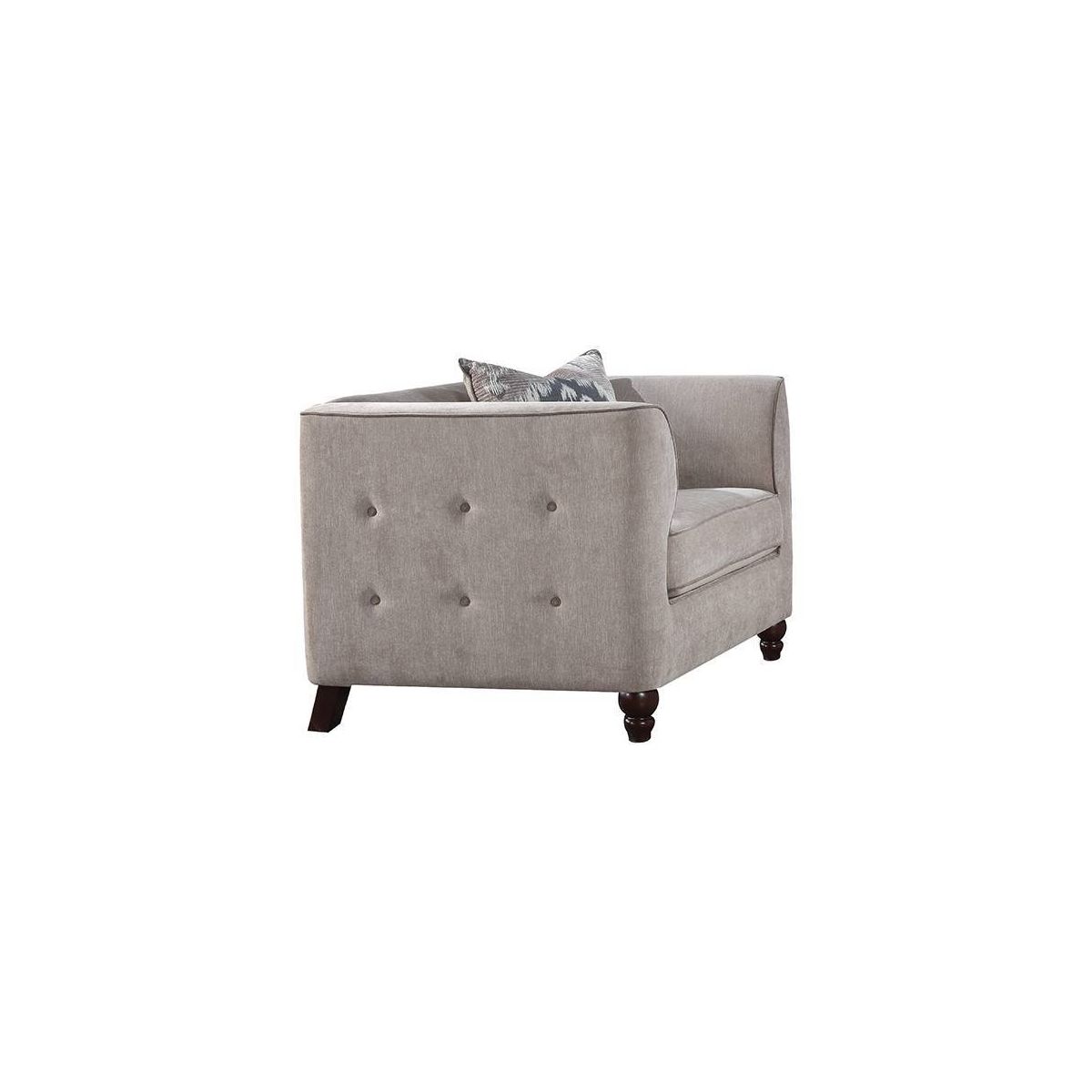 Acme Furniture 36" Cyndi Sofa Tan Velvet