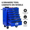 VASIP Rolling Metal Tool Chest with 4 Drawers, Steel Tool Chest Cabinet with Ball Bearing  Drawer Slides for Home,Garage - 3 of 4