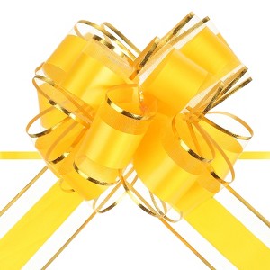 Unique Bargains Gift Wrapping Christmas Wedding Car Large Pull Bow 10 Pcs - 1 of 4