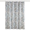 PAGED 72x72 Inch Botanical Printed Shower Curtain with 12 Button Holes,Shower Curtains for Bathroom - 2 of 4