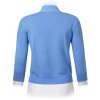 Women’s 3/4 Sleeve Cropped Cardigan Sweaters Open Front Knit Short Bolero Shrugs - 4 of 4