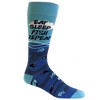 Crazy Dog T-Shirts Mens Funny Fishing Socks Bundle 4 Pack Socks With Awesome Graphics For Men - 2 of 4
