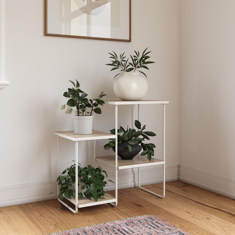 RealRooms Kently Plant Stand, Natural, 2 of 5