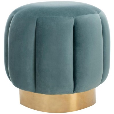 Maxine Channel Tufted Ottoman  - Safavieh