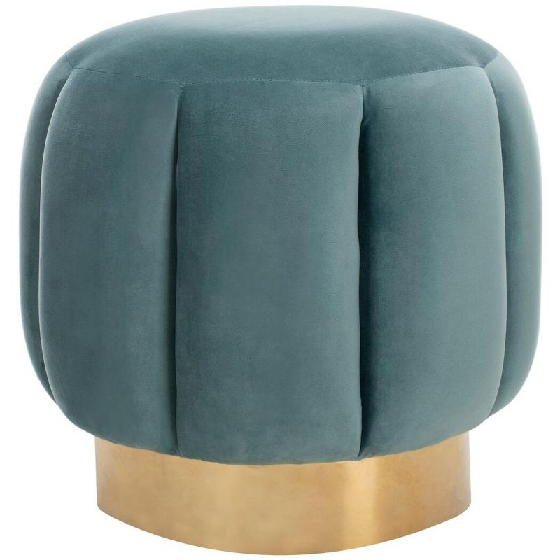 Maxine Channel Tufted Ottoman  - Safavieh, 1 of 5