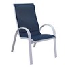 Courtyard Casual Santa Fe Aluminum Sling Chair  Set of 4 - 3 of 4