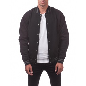 Pro Club Men's Varsity Heavyweight Fleece Baseball Jacket - 1 of 4