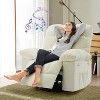 coucheta Rocking Recliner Chair,360° Swivel Rocker Chair for Living Room,Upholstered Fabric Glider Chair - 2 of 4