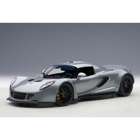 Hennessey Venom Gt Silver 118 Diecast Model Car By Autoart Target