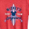 Women's - Disney - Mickey Longboard Surf Team Short Sleeve Graphic T-Shirt - 2 of 4