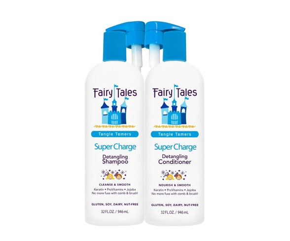 Fairy Tales Tangle Tamers Super Charge Detangling Shampoo and Conditioner - 64 fl oz