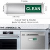 Unique Bargains Dual Side Round Dirty Clean Dishwasher Refrigerator Kitchen  Organization Clean Dirty Sign Magnet 3.5 Inch 2 Pcs : Target