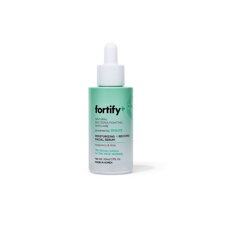 Fortify+ Natural Germ Fighting Skincare Moisturizing and Reviving Facial Serum - 1.7 fl oz, 1 of 13