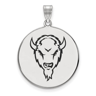 Black Bow Jewelry Sterling Silver Marshall Thundering Herd NCAA Extra Large Pendant