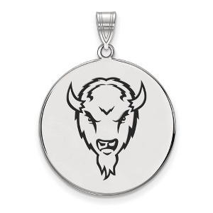 Black Bow Jewelry Sterling Silver Marshall Thundering Herd NCAA Extra Large Pendant - 1 of 3