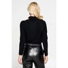 Women's Cold Shoulder Turtleneck Sweater - reneec. - 3 of 3
