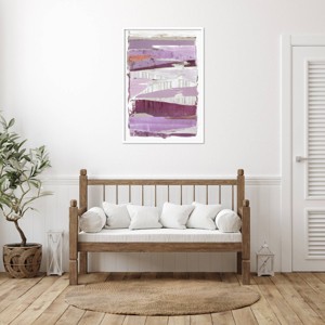 Amanti Art Collage IV Lavender Version by PI Studio Wood Framed Wall Art Print - 1 of 4