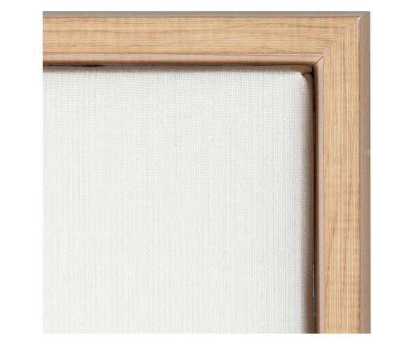 Hairy Alpaca Framed Canvas Art Natural (24"x18") - Uniek