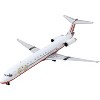 McDonnell Douglas MD-82 Commercial Aircraft "Trans World Airlines" White w/Red 1/400 Diecast Model Airplane by GeminiJets - 2 of 3