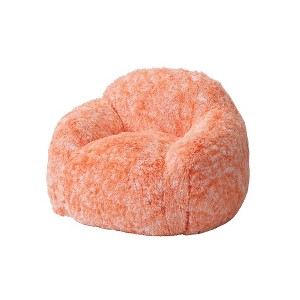 Soft Fluffy Bean Bag Chair for Adults Foam Filled Living Room Bean Bags with Armrest - 1 of 4