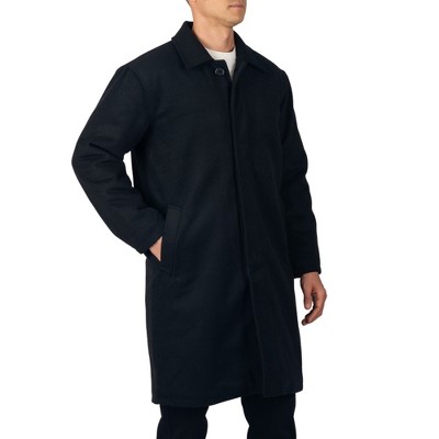 Alpine Swiss Zach Men’s Wool Blend Overcoat – Knee-Length Trench Coat, Runs Large for Layering Over Suits or Sweaters