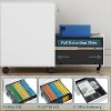 YONWAY 3 Drawer File Cabinet with Lock,Mobile Storage Cabinet,with Anti-tilt Wheels,for Legal/Letter/A4/F4 Size,for Home Office and School - 2 of 4