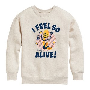 Boys' - Disney - I Feel So Alive Graphic Long Sleeve Fleece Sweatshirt - 1 of 4