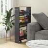 Costway Rolling Kitchen Slim Storage Cart Mobile Shelving Organizer with Handle - 4 of 4