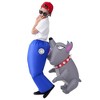 Joyfy Family Inflatable Costumes, Biting By a Dog Inflatable, Blow-up Costume  for Halloween Themed Cosplay Party - 4 of 4