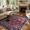 Lahome Boho Traditional 5'x7' Area Rugs Ultra-Thin Soft Washable Rugs for Living Room Non-Shed Print Indoor Carpet for Bedroom Playroom Nursery - 3 of 4