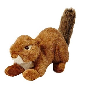 Fluff & Tuff Squeakerless Red Squirrel Dog Toy - 12" - 1 of 3