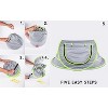 Zone Tech Pet Pop Up Tent - Portable Sunshade Foldable Travel Tent - Pet Camping Bed with Mosquito Net with UV Protection UPF 50+ - 2 of 4