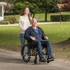 Journey Health and Lifestyle So Lite Folding Wheelchair, Lightweight with Padded Seat, Dual Hand Brakes, and Durable Tires - 2 of 4