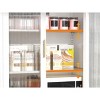 Modern Sideboard Decorative Storage Cabinet, CENGHU Console Table Cabinet with 2 Fluted Glass Doors for Living Room, Kitchen, Bedroom, Hallway - 3 of 4