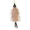 Italian Ornaments 7.0 Inch Paisley Shruts In Peach Fringe Coat Ornament Italian Diva Shopping Ladies Style 5Th Avenue Tree Ornaments - 2 of 3