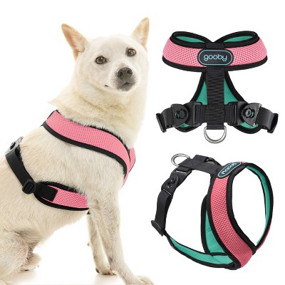 Gooby Comfort X Harness Dual Snap Mesh in Dog Harness Watermelon, Large
