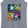 Women's - Disney - Mickey Friends Urban Grid Graphic Racerback Tank - 2 of 4