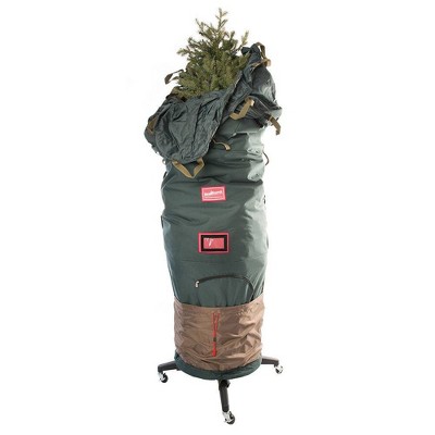 TreeKeeper Medium Upright Tree Storage Bag with Rolling Tree Stand