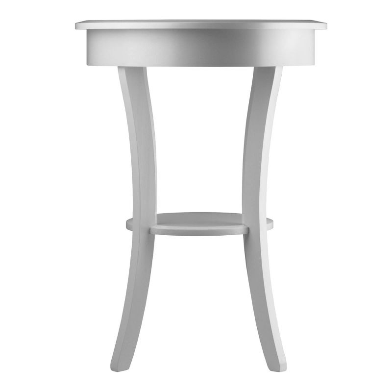 Sasha Round Accent Table - White - Winsome, 5 of 10
