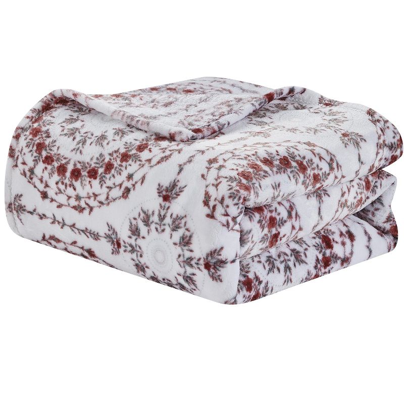 Noble House Super Soft and Ultra Comfy Luxe Printed Blanket - Yesina, 2 of 5