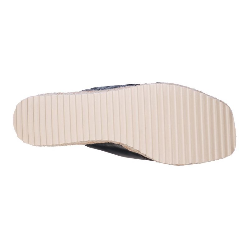 GC Shoes Lindsey Buckle Cross Strap Espadrille Slide Platform Sandals, 5 of 6