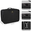 Fmeida Extra Large Makeup Bag, Makeup Case Professional Makeup Artist Kit Train Case Travel Cosmetic Bag Brush Organizer - 4 of 4