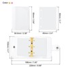 Unique Bargains PVC Transparent Durable Minimalist Binder - 2 of 4